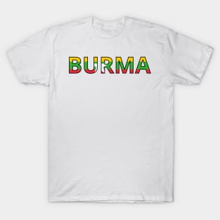 Drapeau  Burma T-Shirt